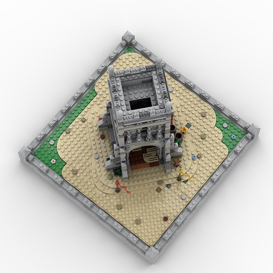 MOC - 210048 Gothic Tower - Medieval Village Klemmbausteine - LesDiy - Klemmbausteine