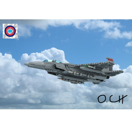 MOC - 210105 F - 15D Eagle Klemmbausteine - LesDiy - Klemmbausteine