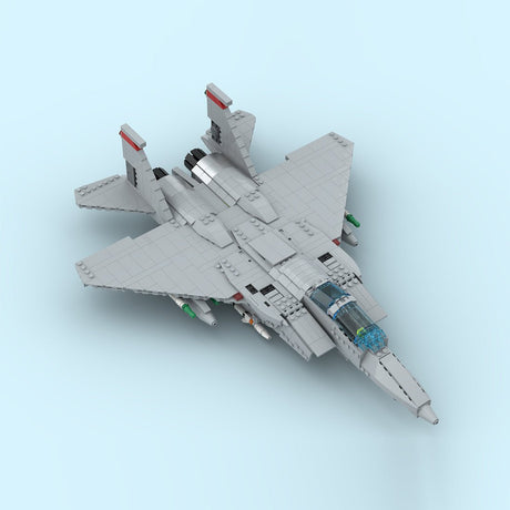 MOC - 210105 F - 15D Eagle Klemmbausteine - LesDiy - Klemmbausteine