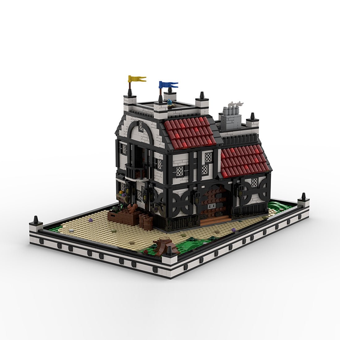 MOC - 210215 Ye Olde Tavern & Inn - Medieval Village Klemmbausteine - LesDiy - Klemmbausteine