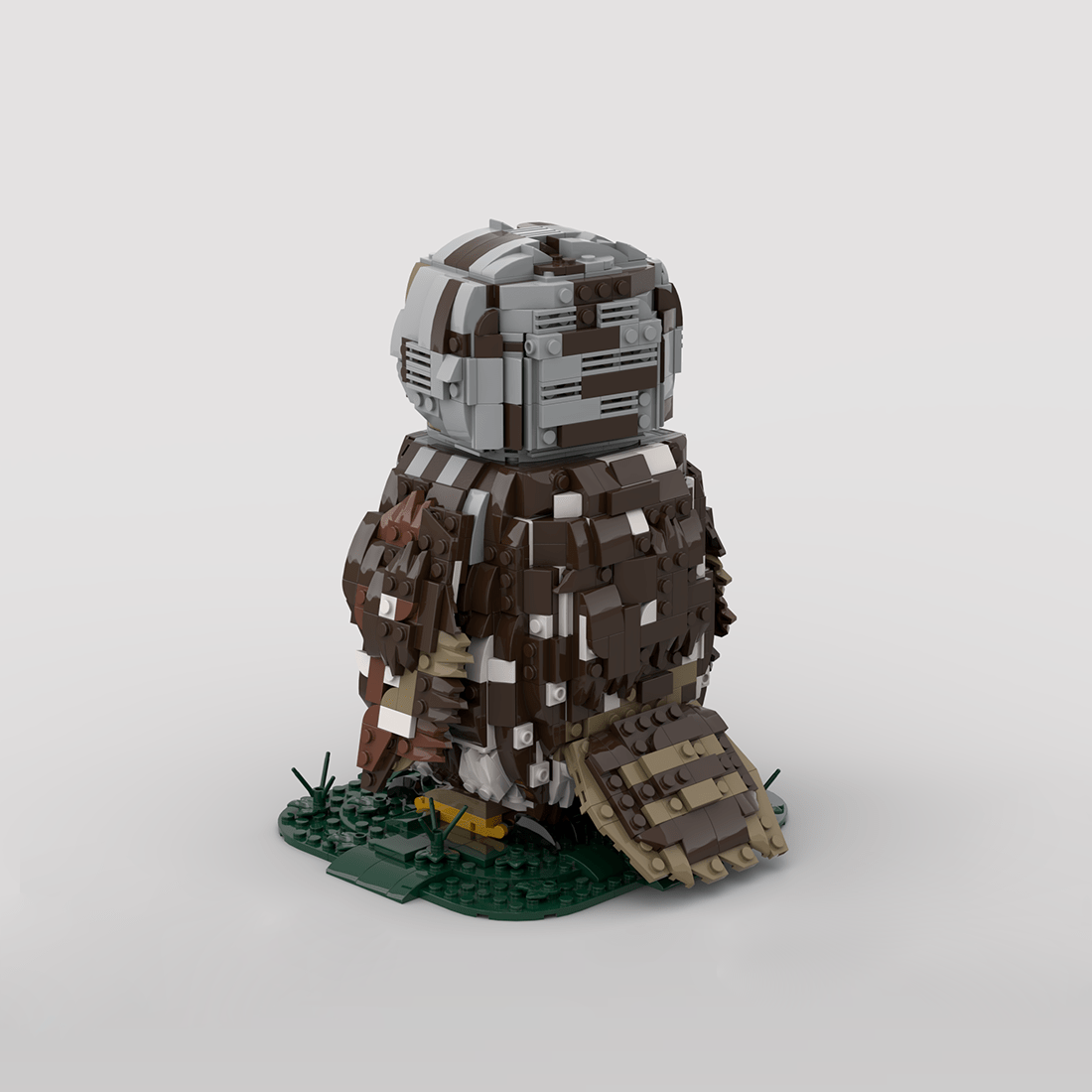 MOC - 210240 Barred Owl Klemmbausteine - LesDiy - Klemmbausteine