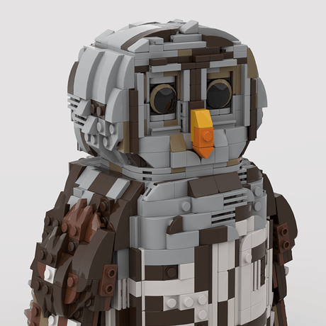 MOC - 210240 Barred Owl Klemmbausteine - LesDiy - Klemmbausteine