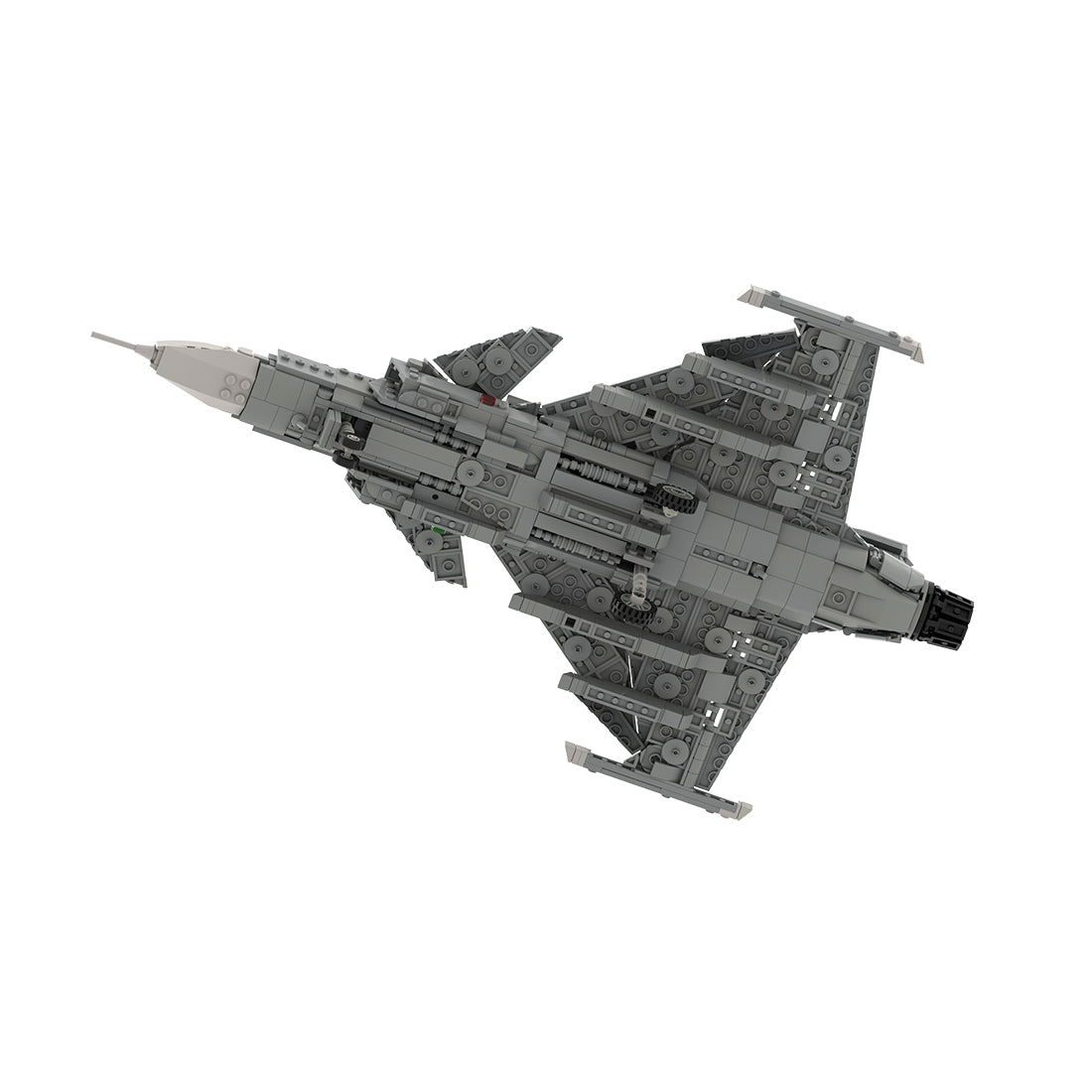 MOC - 210715 Saab | JAS - 39 E GRIPEN - 1:35 Scale Klemmbausteine - LesDiy - Klemmbausteine