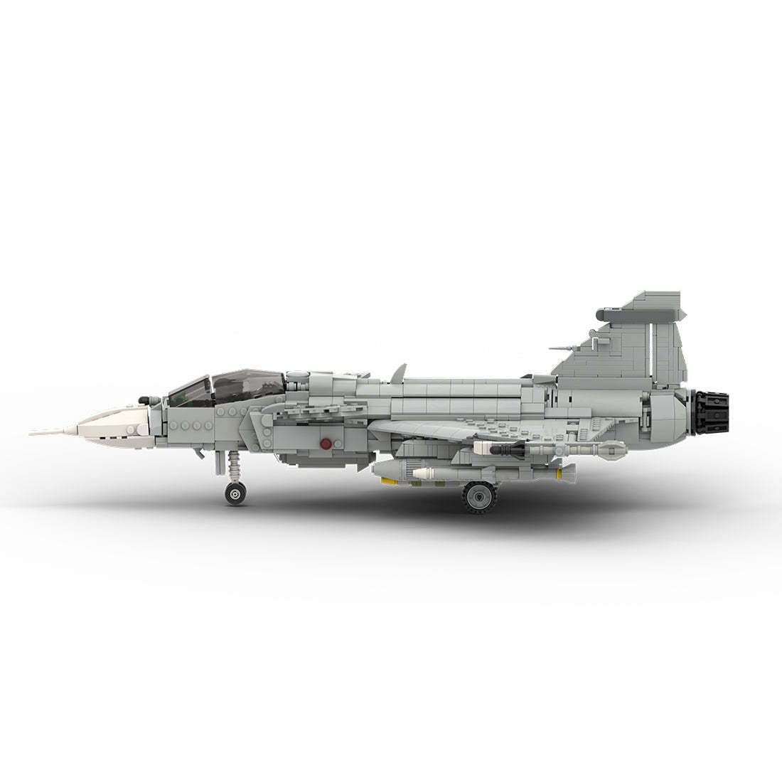 MOC - 210715 Saab | JAS - 39 E GRIPEN - 1:35 Scale Klemmbausteine - LesDiy - Klemmbausteine
