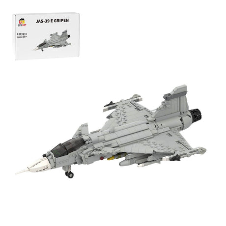 MOC - 210715 Saab | JAS - 39 E GRIPEN - 1:35 Scale Klemmbausteine - LesDiy - Klemmbausteine