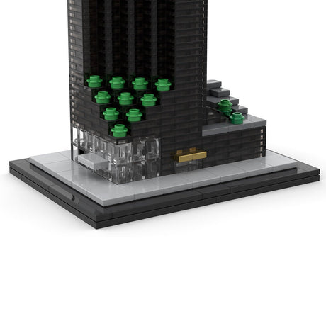 MOC - 211277 Trump Tower 1:800 Scale Klemmbausteine - LesDiy - Klemmbausteine