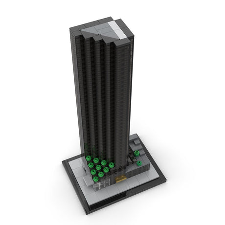 MOC - 211277 Trump Tower 1:800 Scale Klemmbausteine - LesDiy - Klemmbausteine