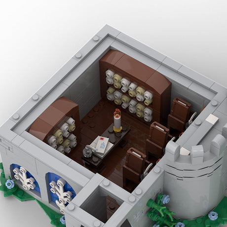 MOC - 211489 white dragons castle Klemmbausteine - LesDiy - Klemmbausteine