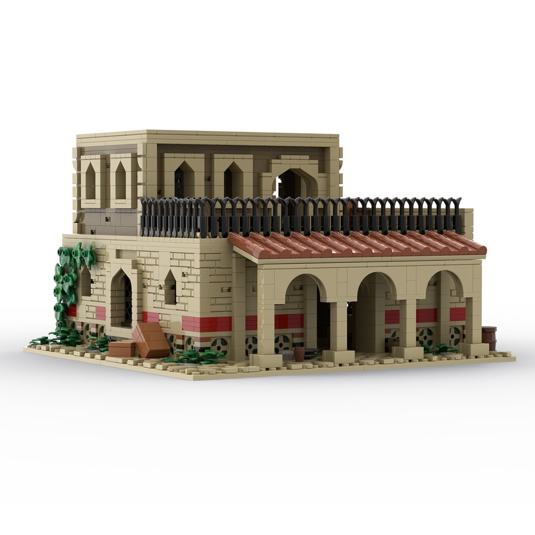 MOC - 211552 Age of Empires - House 2 (Middle Eastern) Klemmbausteine - LesDiy - Klemmbausteine