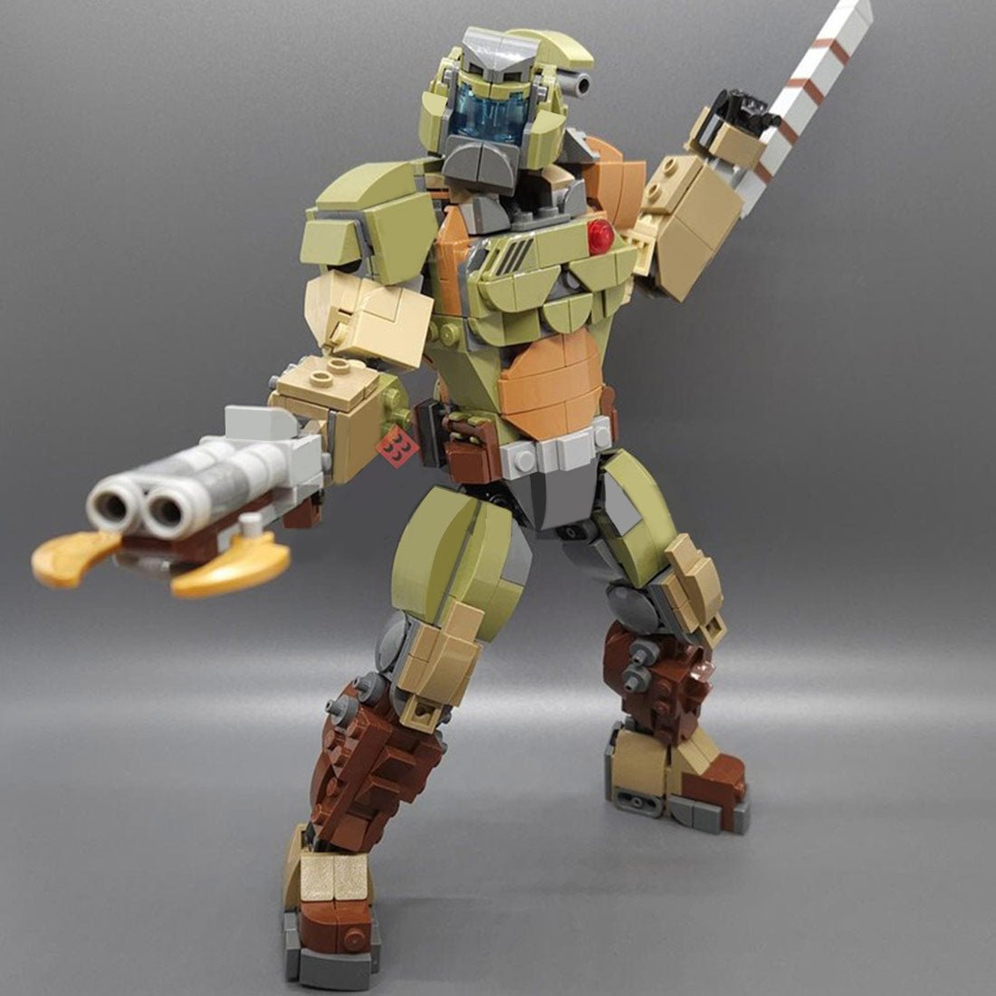 MOC - 211688 The Doom Slayer Klemmbausteine - LesDiy - Klemmbausteine