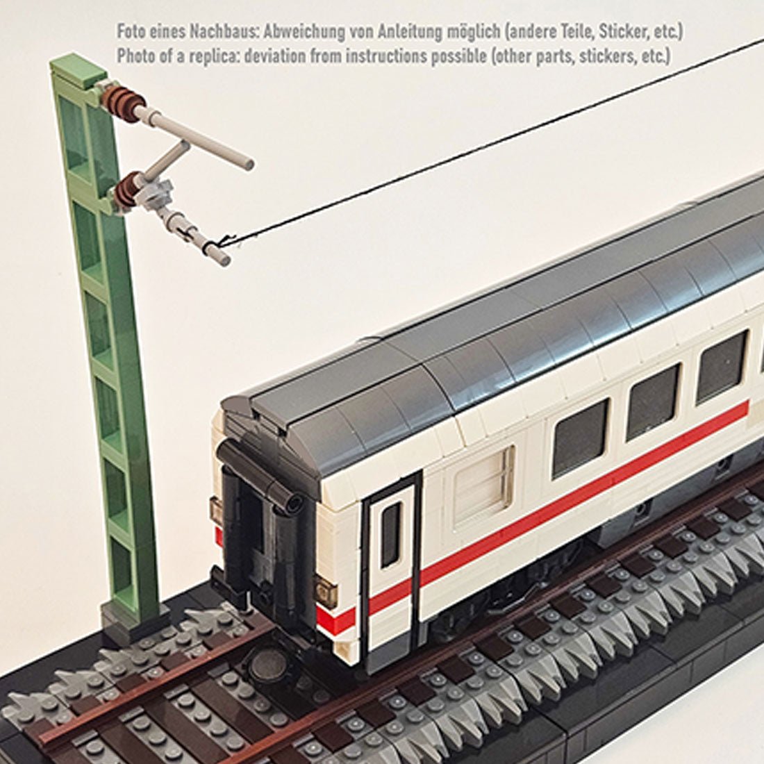 MOC - 212073 Modern European/German City Express Train Passenger Carriage Klemmbausteine - LesDiy - Klemmbausteine