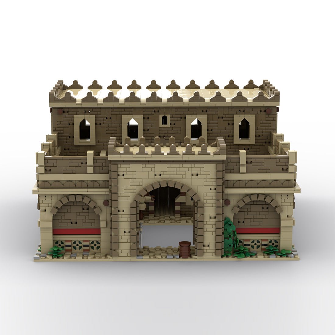 MOC - 212575 Age of Empires - Barracks (Middle Eastern) Klemmbausteine - LesDiy - Klemmbausteine