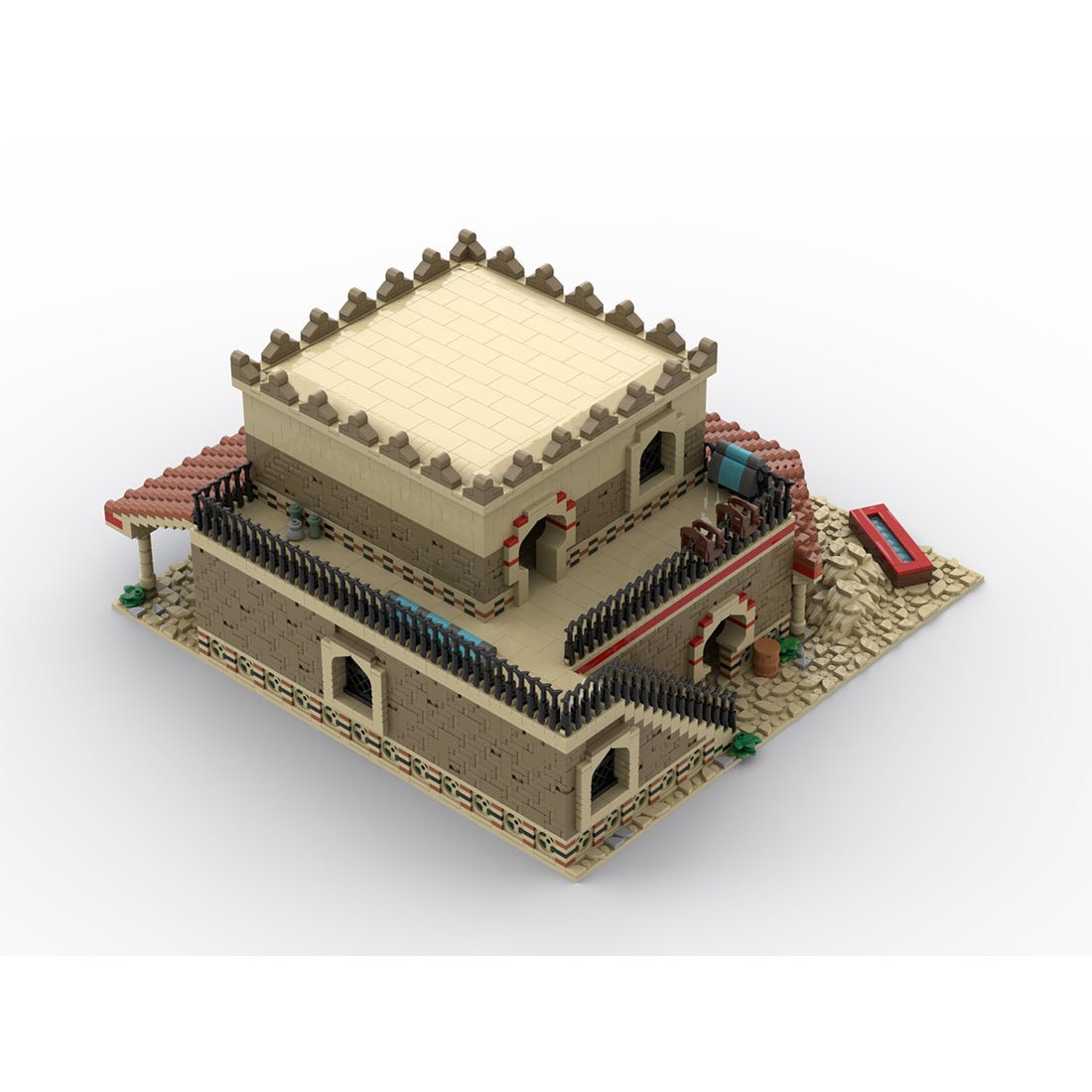 MOC - 212724 Age of Empires - Stable (Middle Eastern) Klemmbausteine - LesDiy - Klemmbausteine