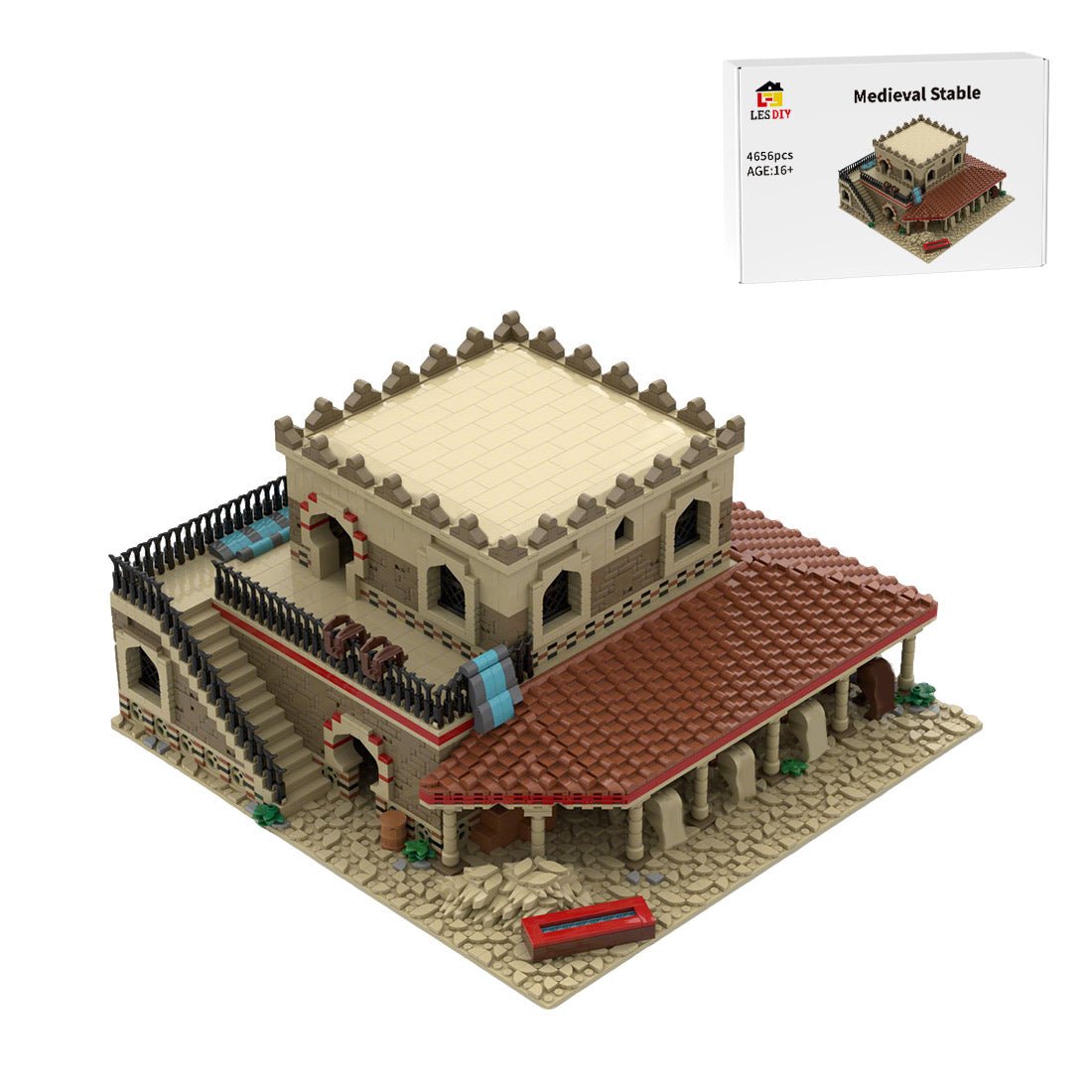 MOC - 212724 Age of Empires - Stable (Middle Eastern) Klemmbausteine - LesDiy - Klemmbausteine