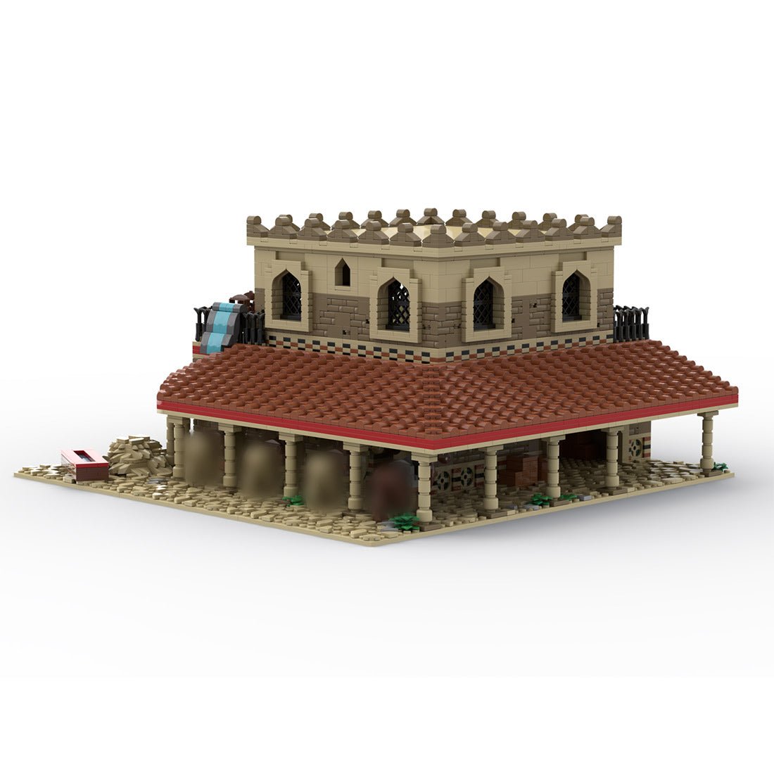 MOC - 212724 Age of Empires - Stable (Middle Eastern) Klemmbausteine - LesDiy - Klemmbausteine