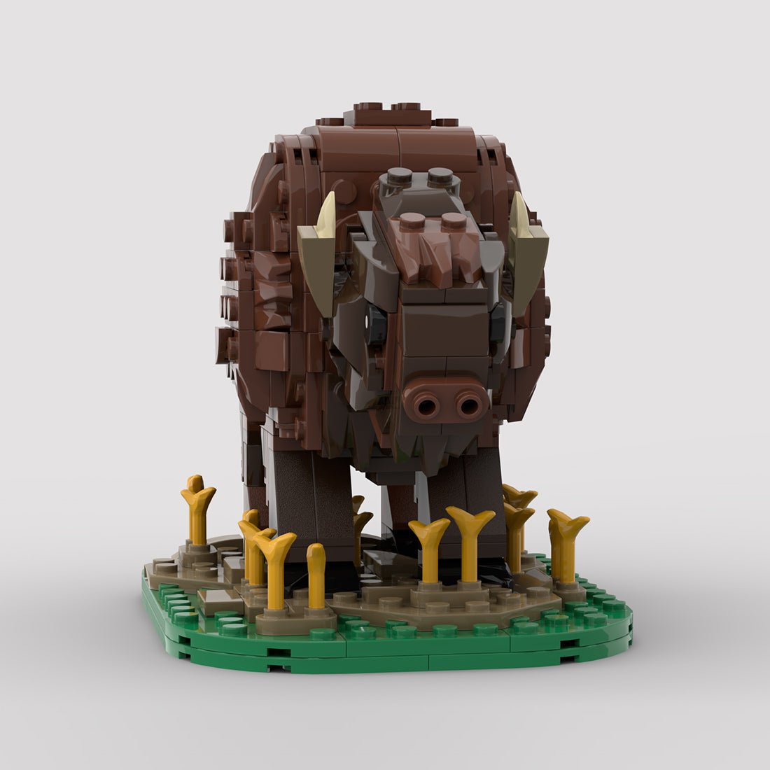 MOC - 212761 American Bison Klemmbausteine - LesDiy - Klemmbausteine