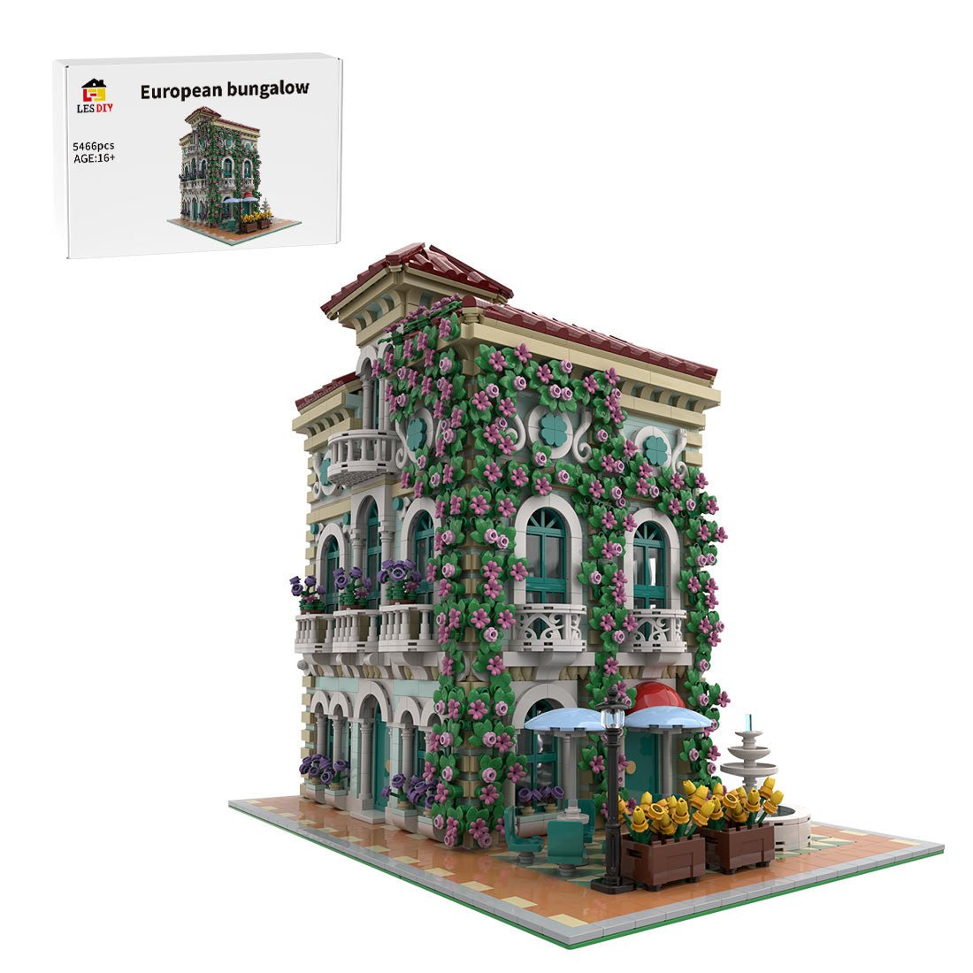 MOC - 212807 MODULAR VIII Klemmbausteine - LesDiy - Klemmbausteine