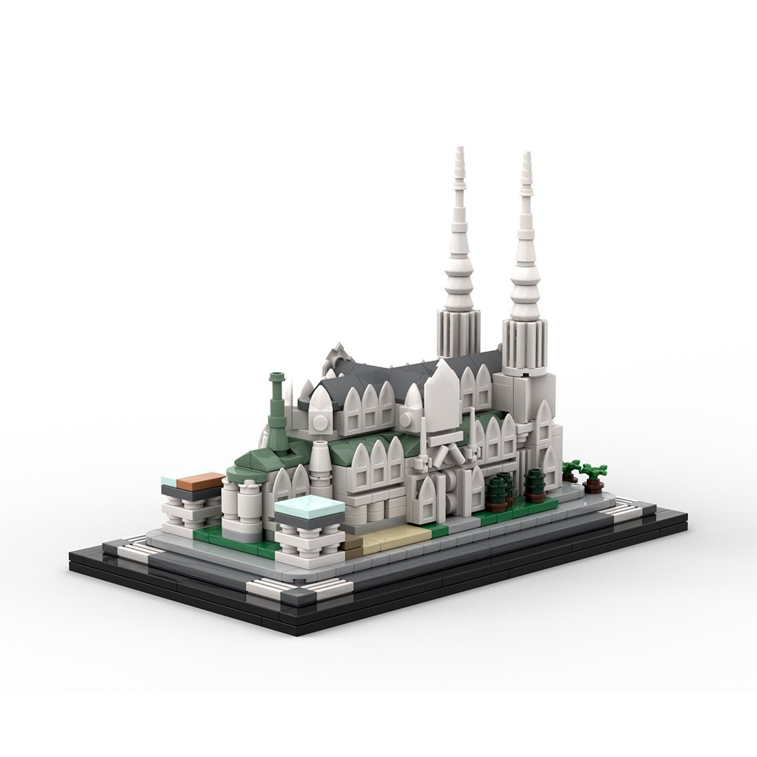 MOC - 212962 St. Patrick's Cathedral 1:800 Scale Klemmbausteine - LesDiy - Klemmbausteine
