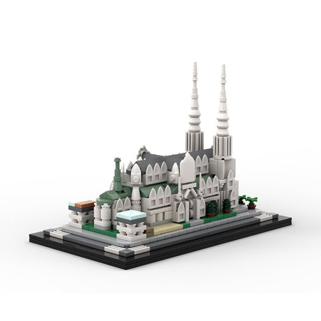MOC - 212962 St. Patrick's Cathedral 1:800 Scale Klemmbausteine - LesDiy - Klemmbausteine