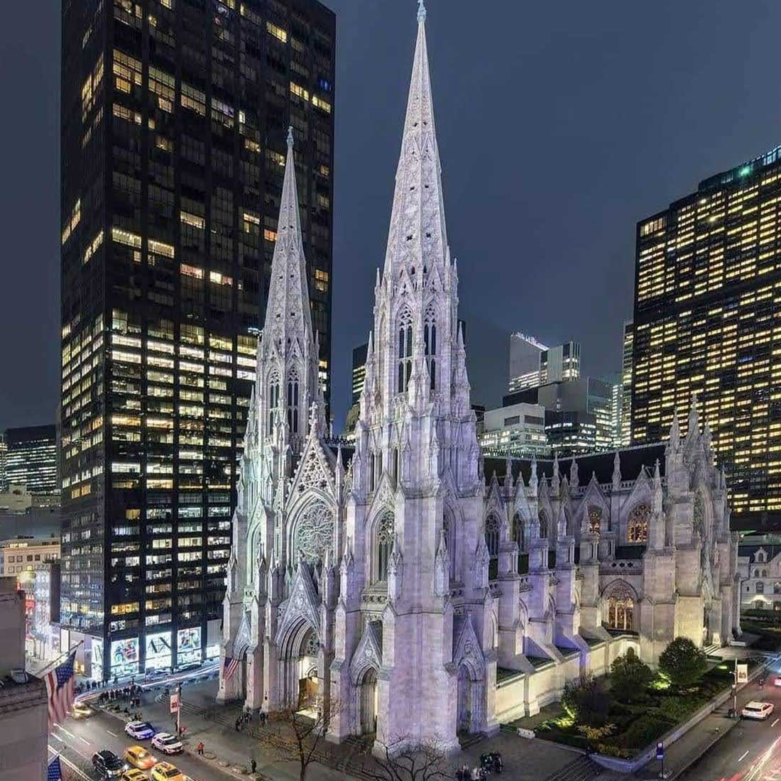 MOC - 212962 St. Patrick's Cathedral 1:800 Scale Klemmbausteine - LesDiy - Klemmbausteine