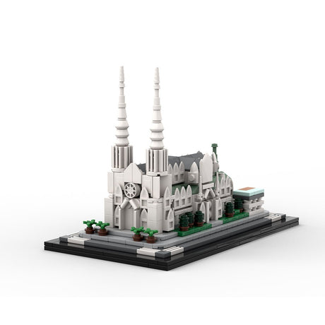 MOC - 212962 St. Patrick's Cathedral 1:800 Scale Klemmbausteine - LesDiy - Klemmbausteine