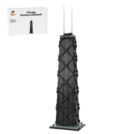 MOC - 213080 John Hancock Center 1:800 Scale Klemmbausteine - LesDiy - Klemmbausteine
