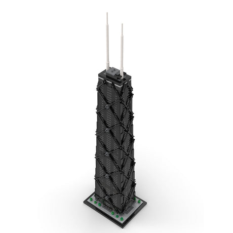 MOC - 213080 John Hancock Center 1:800 Scale Klemmbausteine - LesDiy - Klemmbausteine