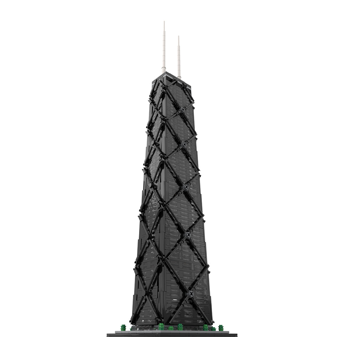MOC - 213080 John Hancock Center 1:800 Scale Klemmbausteine - LesDiy - Klemmbausteine
