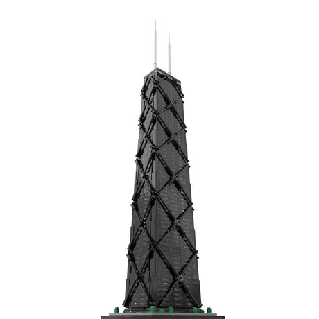 MOC - 213080 John Hancock Center 1:800 Scale Klemmbausteine - LesDiy - Klemmbausteine