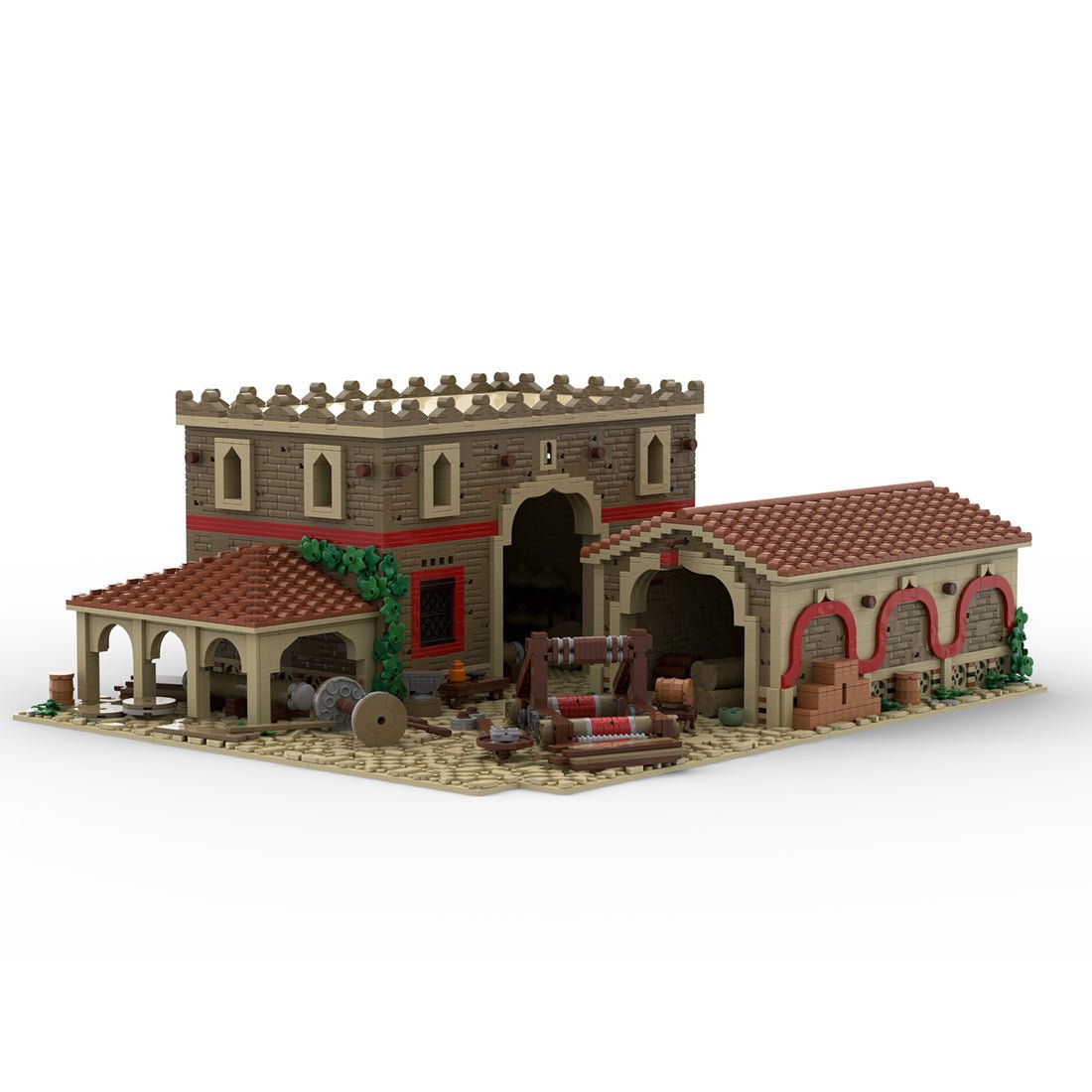 MOC - 213127 Age of Empires - Siege Workshop (Middle Eastern) Klemmbausteine - LesDiy - Klemmbausteine