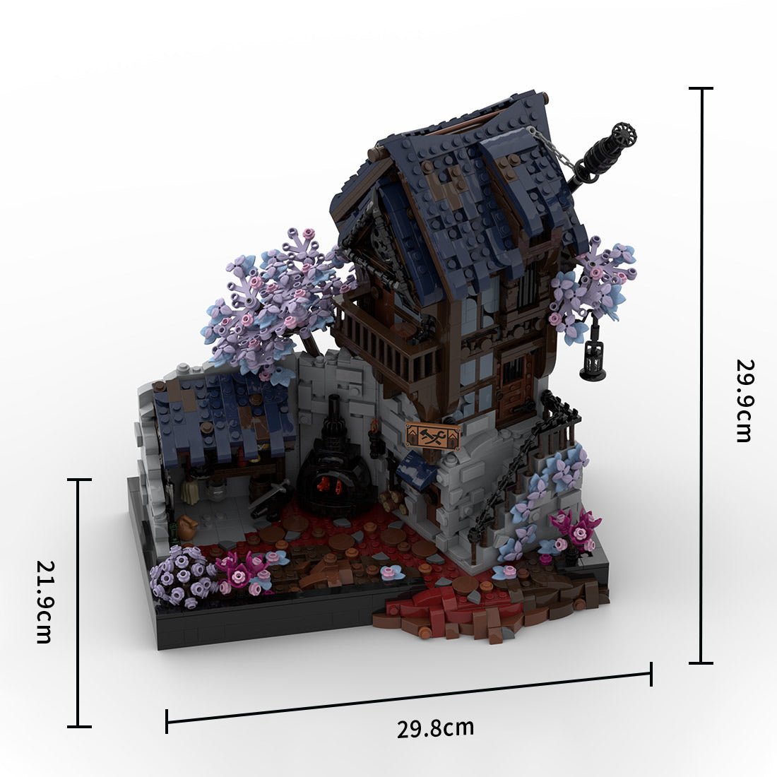 MOC - 213181 Blacksmith / Forge Klemmbausteine - LesDiy - Klemmbausteine