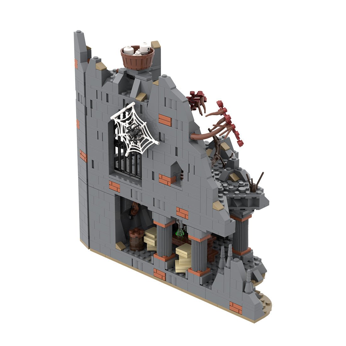 MOC - 213238 Dol - Guldur - part 2/8 Klemmbausteine - LesDiy - Klemmbausteine