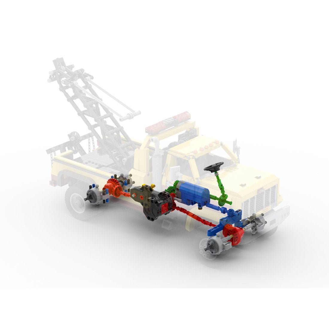 MOC - 213249 80's GMC TopKick Wrecker 4x4 RC Klemmbausteine - LesDiy - Klemmbausteine