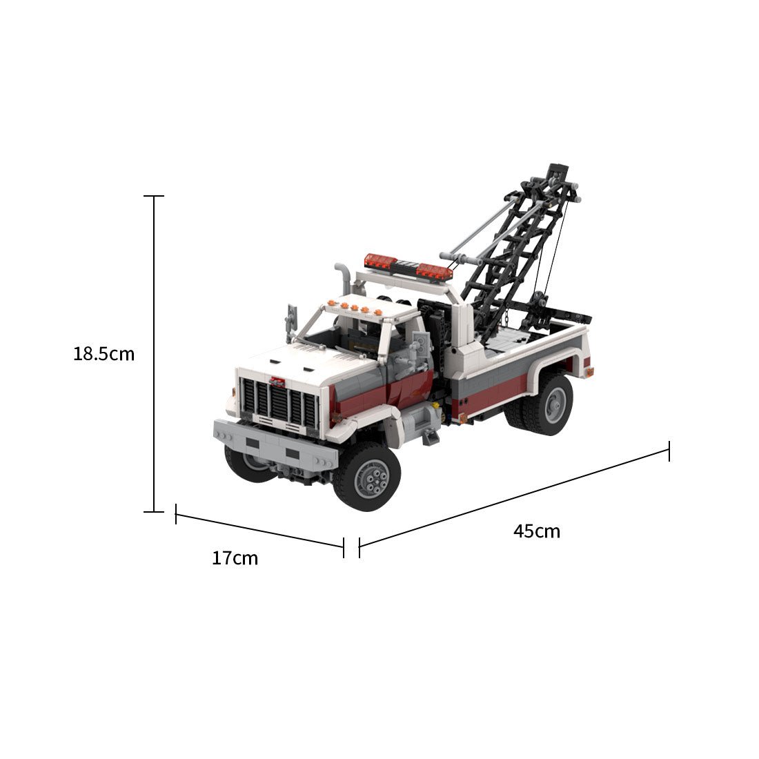 MOC - 213249 80's GMC TopKick Wrecker 4x4 RC Klemmbausteine - LesDiy - Klemmbausteine