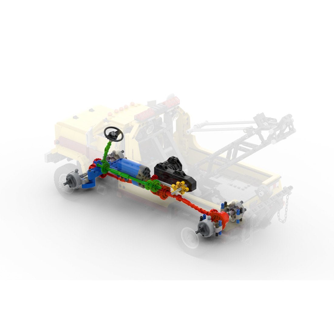 MOC - 213249 80's GMC TopKick Wrecker 4x4 RC Klemmbausteine - LesDiy - Klemmbausteine