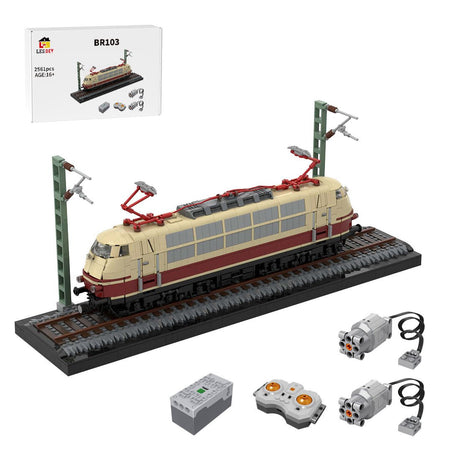 MOC - 213295 BR103 (tan/dark - red) Klemmbausteine - LesDiy - Klemmbausteine