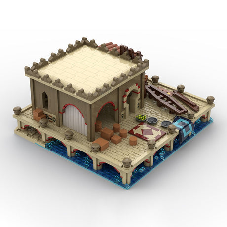 MOC - 213366 Age of Empires - Dock (Middle Eastern) Klemmbausteine - LesDiy - Klemmbausteine