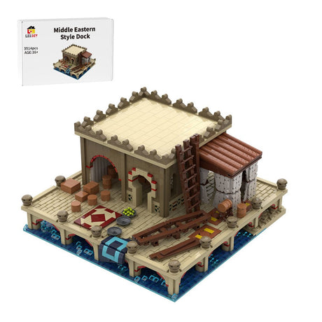 MOC - 213366 Age of Empires - Dock (Middle Eastern) Klemmbausteine - LesDiy - Klemmbausteine
