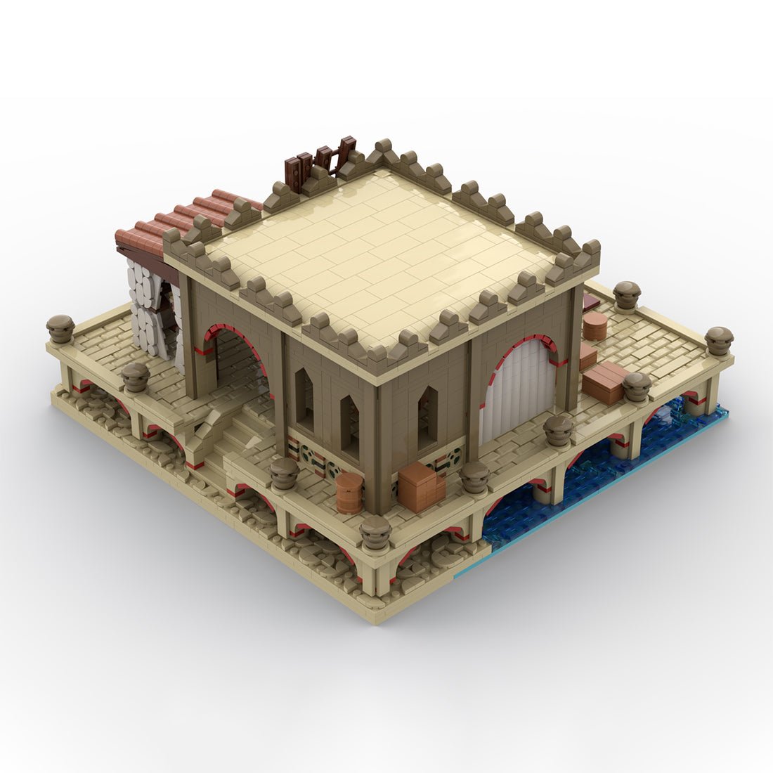 MOC - 213366 Age of Empires - Dock (Middle Eastern) Klemmbausteine - LesDiy - Klemmbausteine