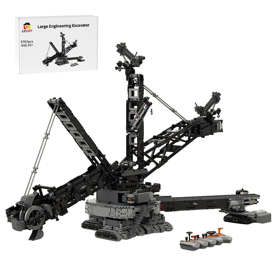 MOC - 213369 Krupp Bagger 293 Klemmbausteine - LesDiy - Klemmbausteine