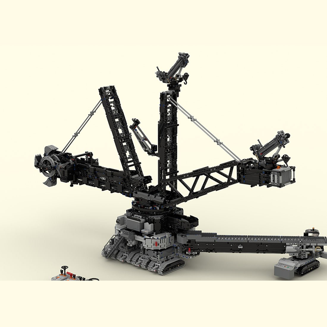 MOC - 213369 Krupp Bagger 293 Klemmbausteine - LesDiy - Klemmbausteine