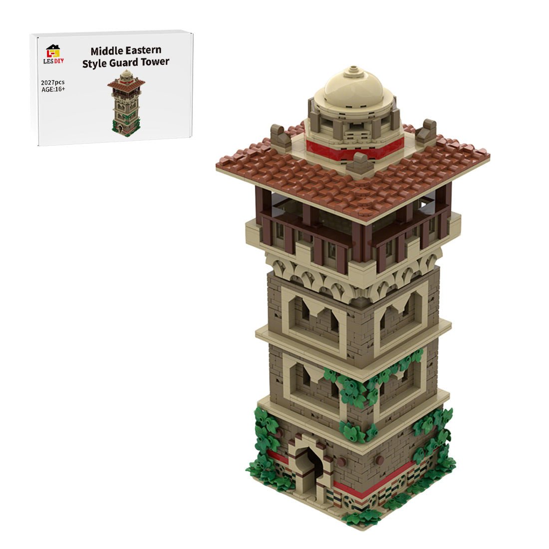 MOC - 213448 Age of Empires - Guard Tower (Middle Eastern) Klemmbausteine - LesDiy - Klemmbausteine