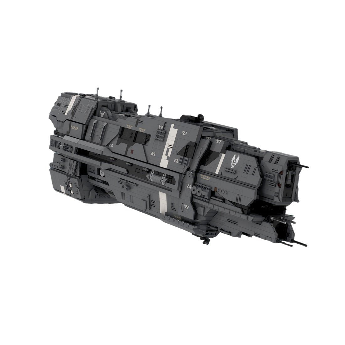 MOC - 213777 Valiant - Class Super - Heavy Cruiser - UNSC Terminus Klemmbausteine - LesDiy - Klemmbausteine