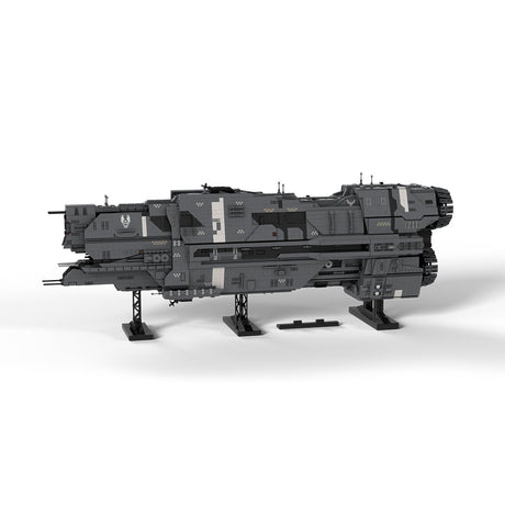 MOC - 213777 Valiant - Class Super - Heavy Cruiser - UNSC Terminus Klemmbausteine - LesDiy - Klemmbausteine