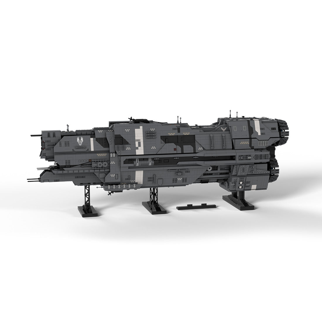 MOC - 213777 Valiant - Class Super - Heavy Cruiser - UNSC Terminus Klemmbausteine - LesDiy - Klemmbausteine