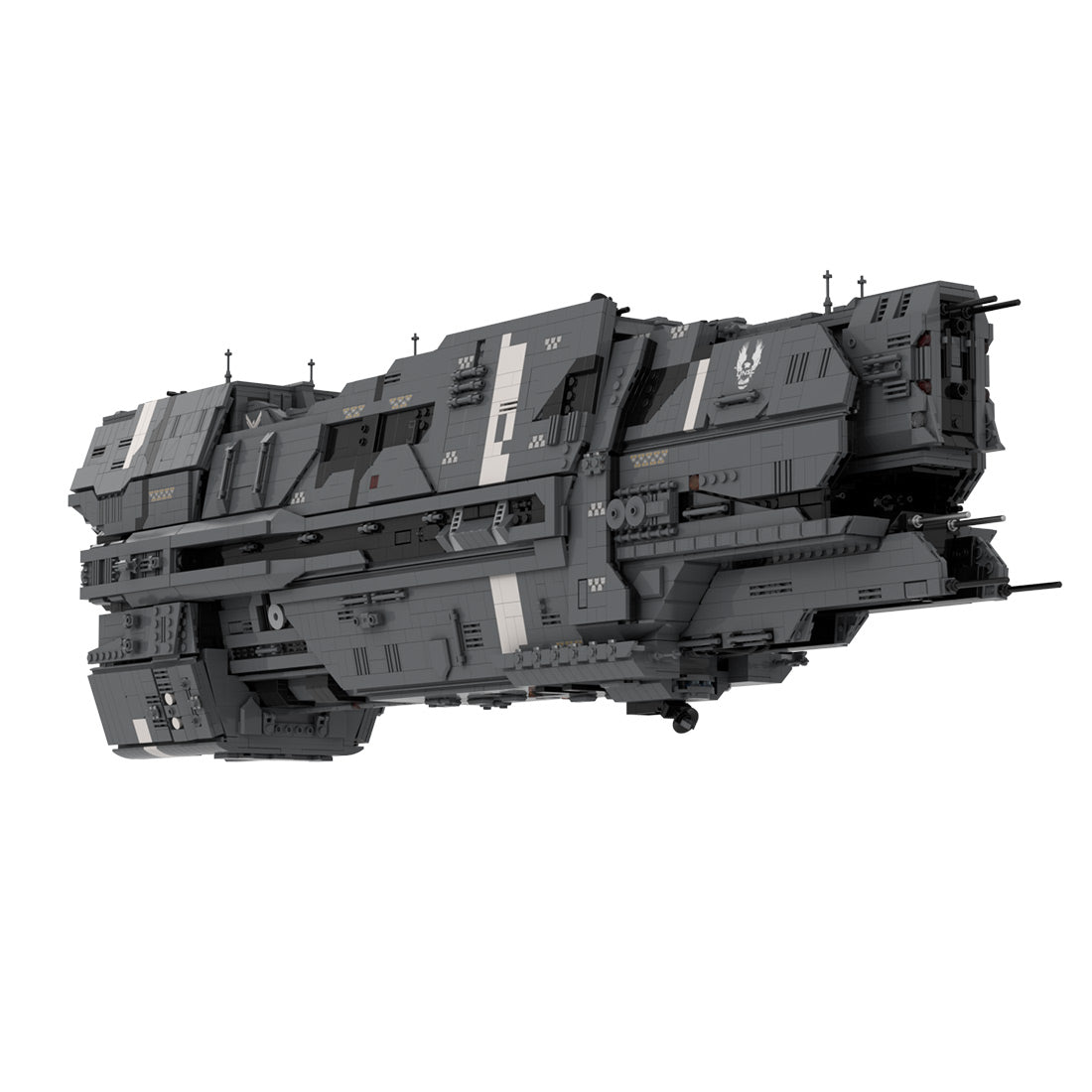 MOC - 213777 Valiant - Class Super - Heavy Cruiser - UNSC Terminus Klemmbausteine - LesDiy - Klemmbausteine