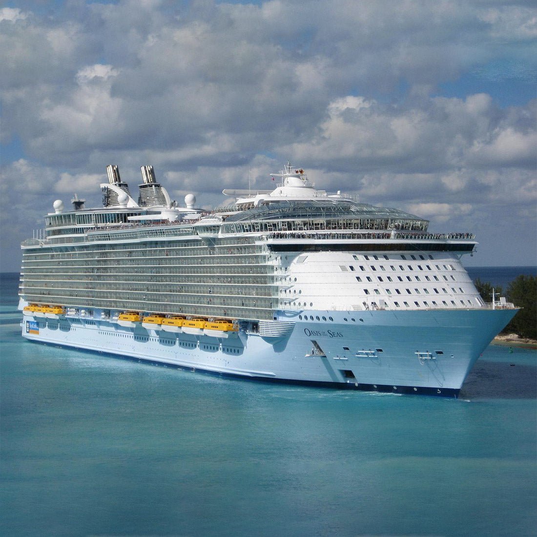 MOC - 213812 Oasis of the Seas Klemmbausteine - LesDiy - Klemmbausteine
