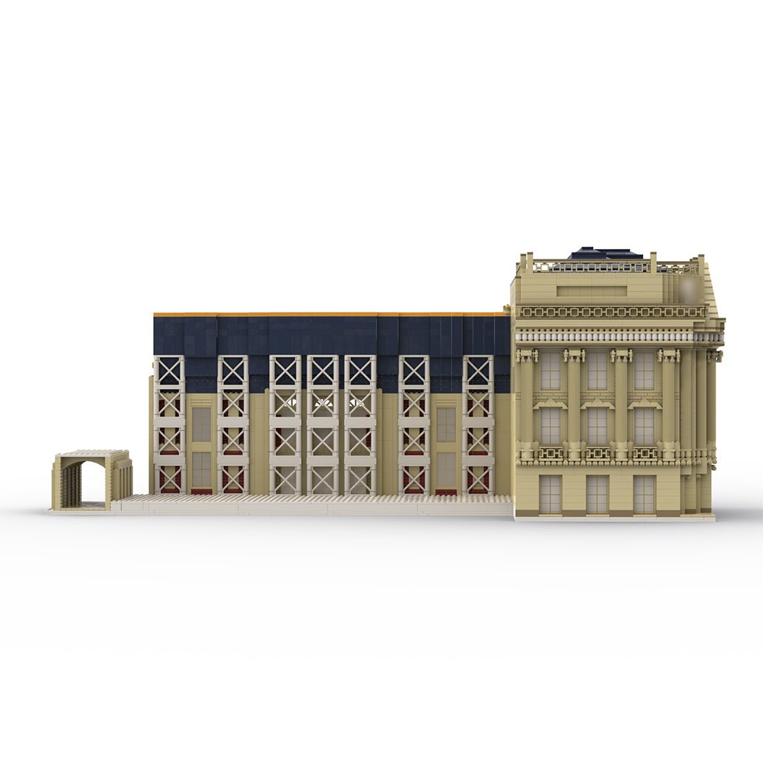 MOC-213847 Schloss Versailles Teil 3 Klemmbausteine-LesDiy-Klemmbausteine