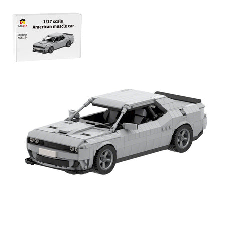 MOC - 213856 1/17 Scale Dodge Challenger Hellcat Klemmbausteine - LesDiy - Klemmbausteine