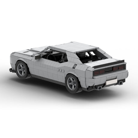 MOC - 213856 1/17 Scale Dodge Challenger Hellcat Klemmbausteine - LesDiy - Klemmbausteine